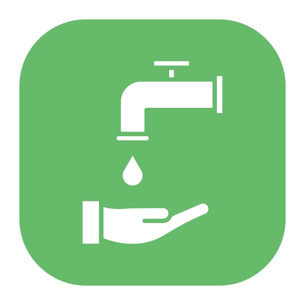 Ilustración vectorial de ahorro de agua