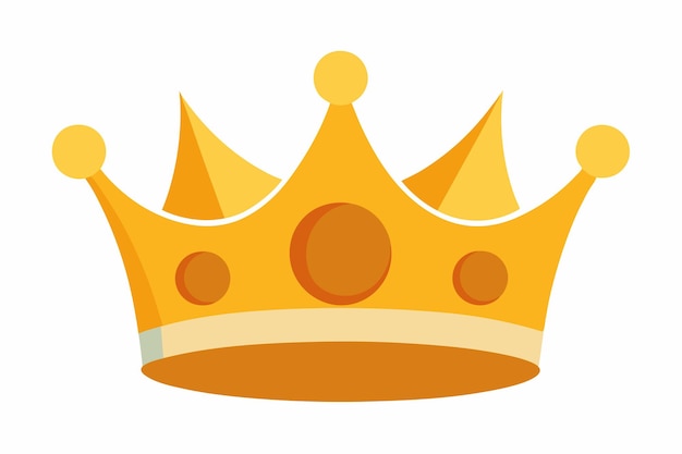 Ilustración vectorial al estilo de dibujos animados de la corona