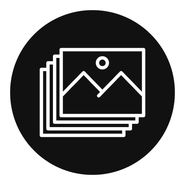 Ilustración vectorial del álbum de fotos