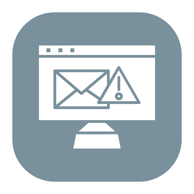 Ilustración vectorial de alertas de correo electrónico