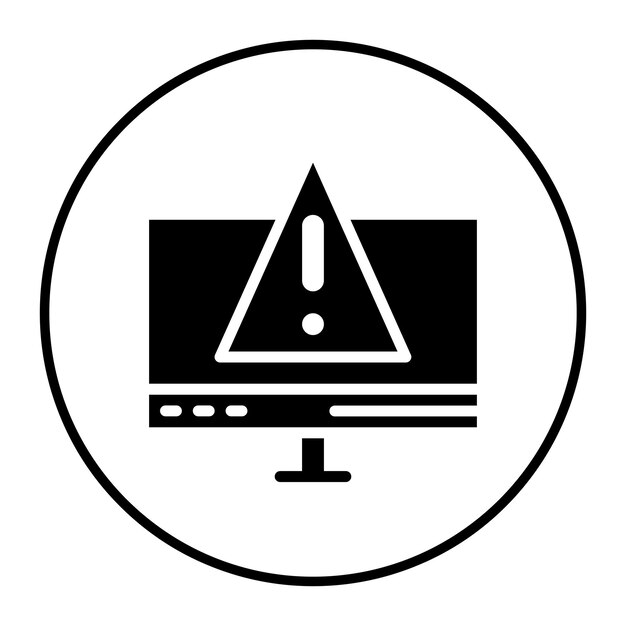Ilustración vectorial de alertas web