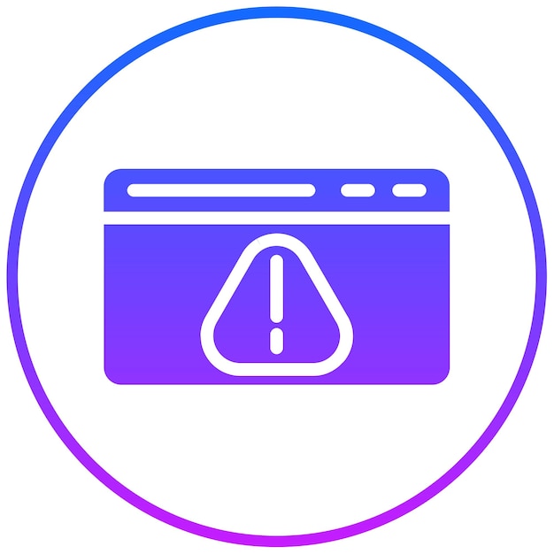 Ilustración vectorial de alertas web