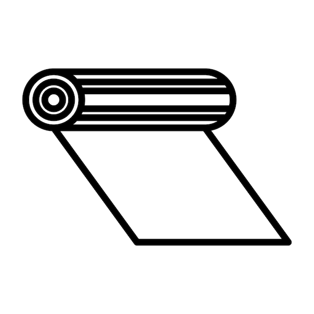 Ilustración vectorial de la alfombra desplegable