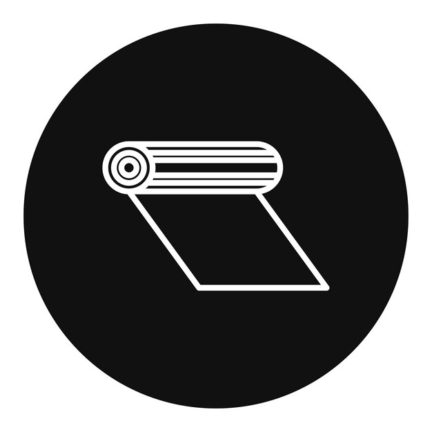 Ilustración vectorial de la alfombra desplegable