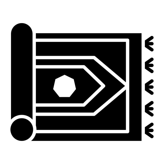 Ilustración vectorial de alfombras