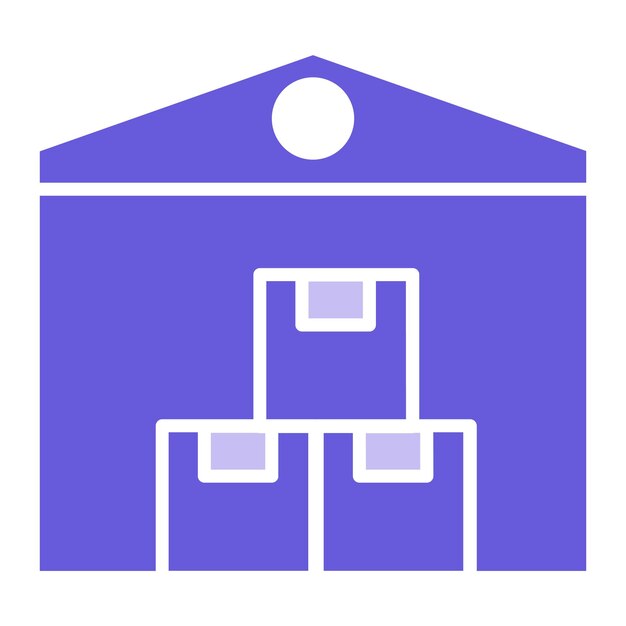 Ilustración vectorial del almacén