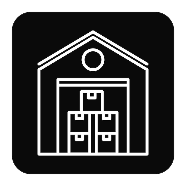 Ilustración vectorial del almacén
