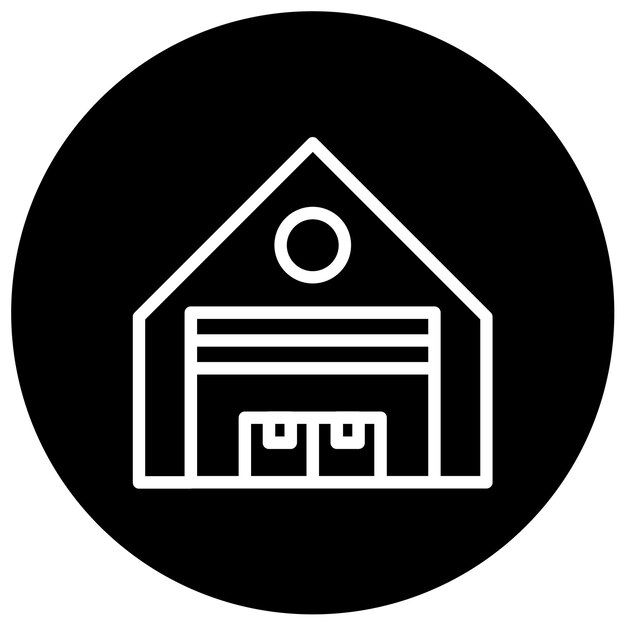 Ilustración vectorial del almacén