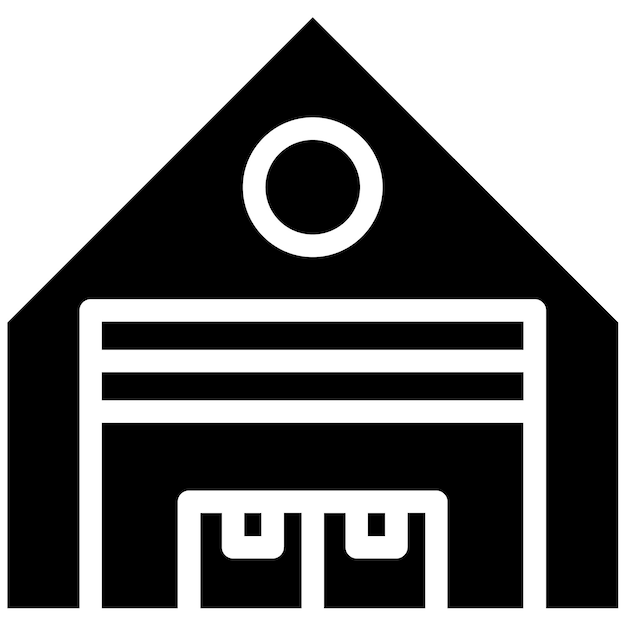 Ilustración vectorial del almacén