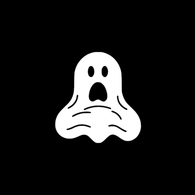 Vector ilustración vectorial de alta calidad del logotipo de ghost ideal para el gráfico de la camiseta