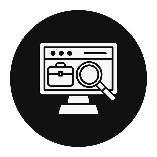 Ilustración vectorial de análisis de trabajos