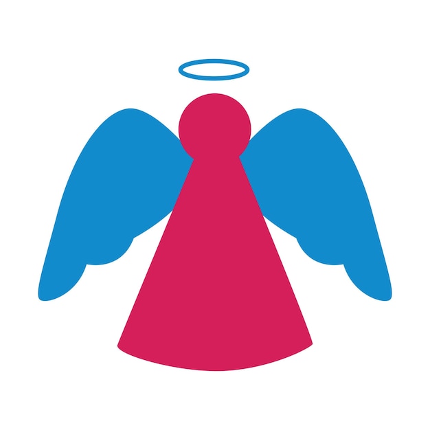 Ilustración vectorial de ángel