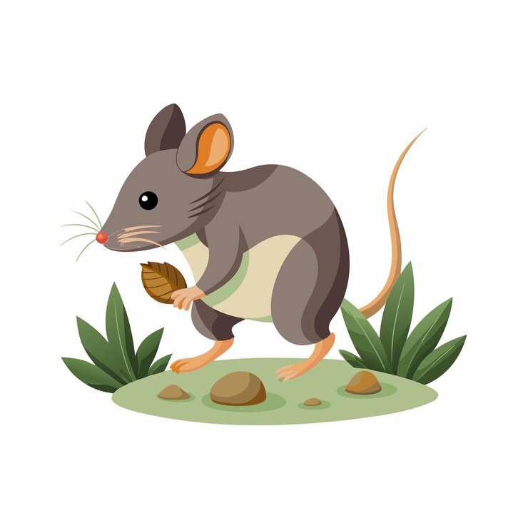 Vector ilustración vectorial de animales forestales