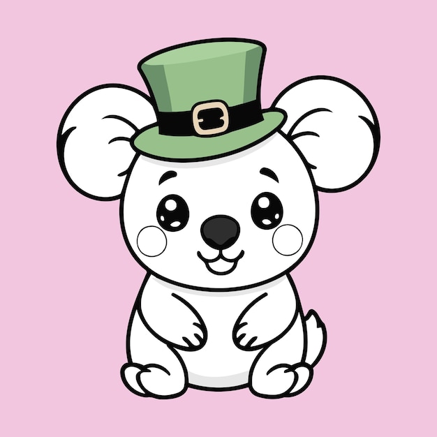 Ilustración vectorial de animales de Kawaii