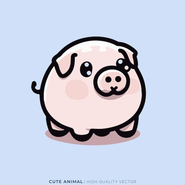 Ilustración vectorial de animales muy bonita