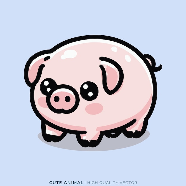Ilustración vectorial de animales muy bonita