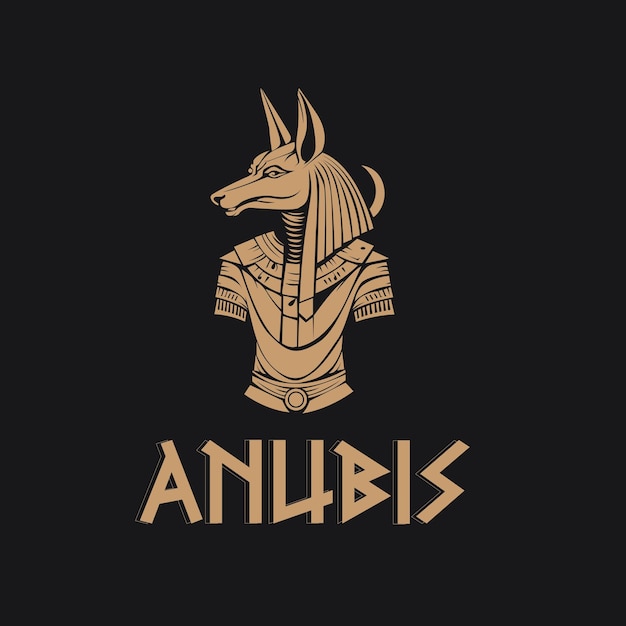 Vector ilustración vectorial anubis