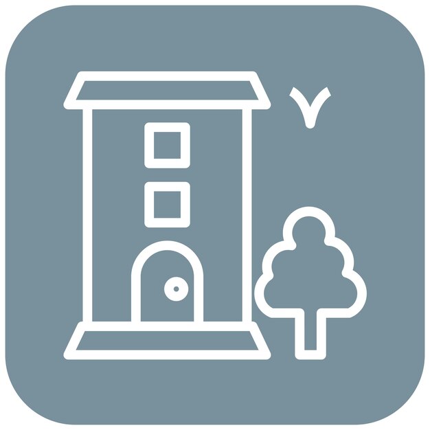 Ilustración vectorial de apartamentos