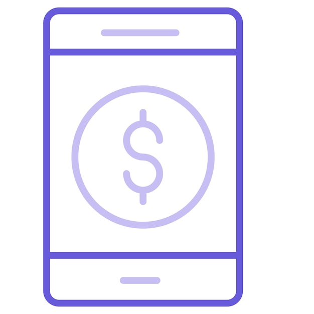 Ilustración vectorial de aplicaciones financieras