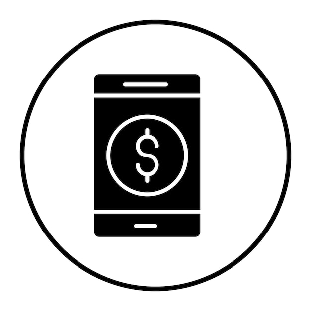 Ilustración vectorial de aplicaciones financieras