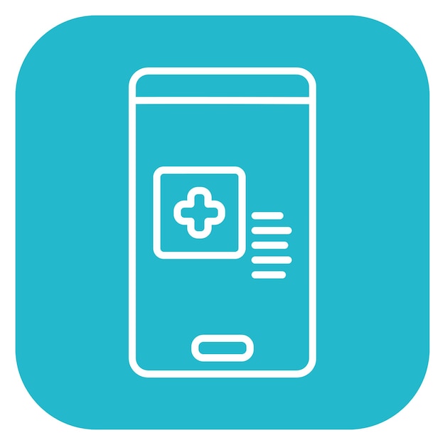 Ilustración vectorial de aplicaciones médicas