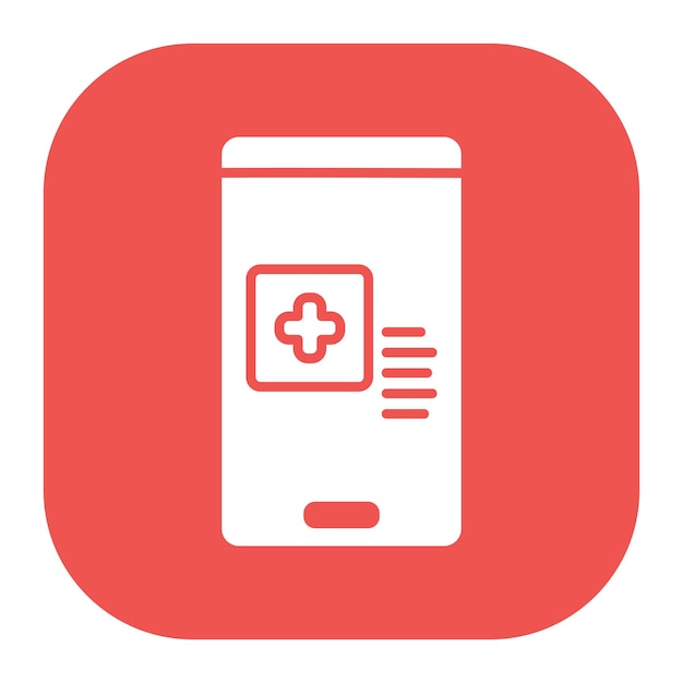 Ilustración vectorial de aplicaciones médicas