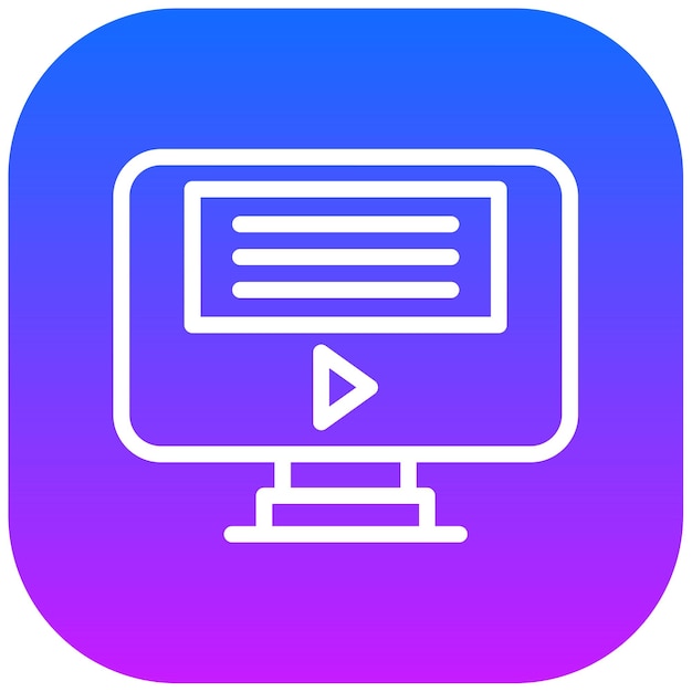Ilustración vectorial de aprendizaje electrónico