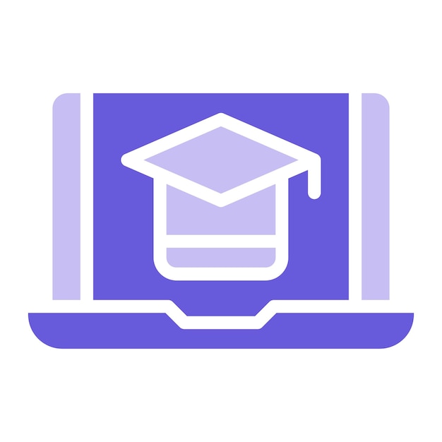Ilustración vectorial de aprendizaje en línea