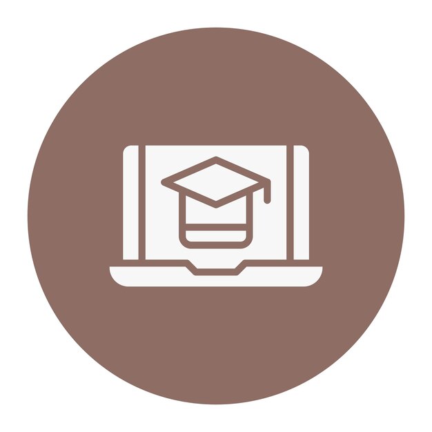 Ilustración vectorial de aprendizaje en línea