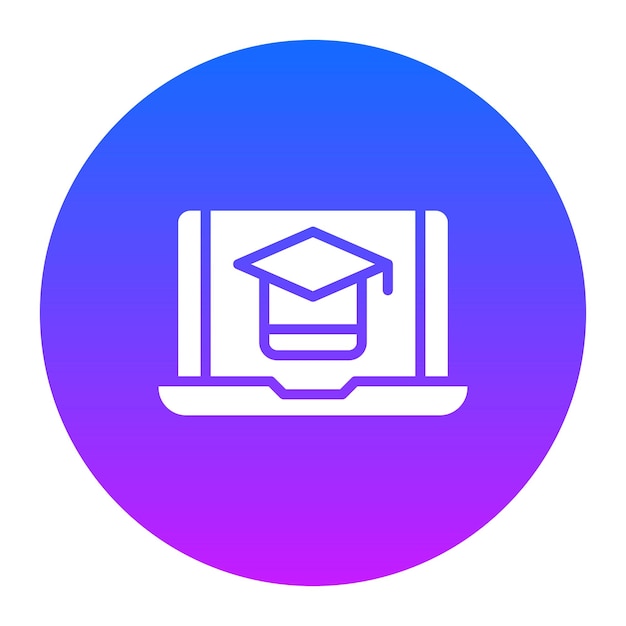 Ilustración vectorial de aprendizaje en línea