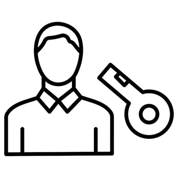 Ilustración vectorial del árbitro