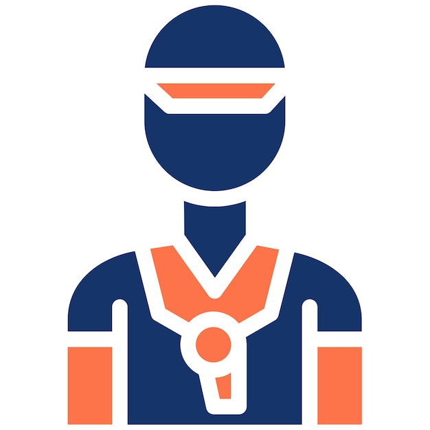 Ilustración vectorial del árbitro