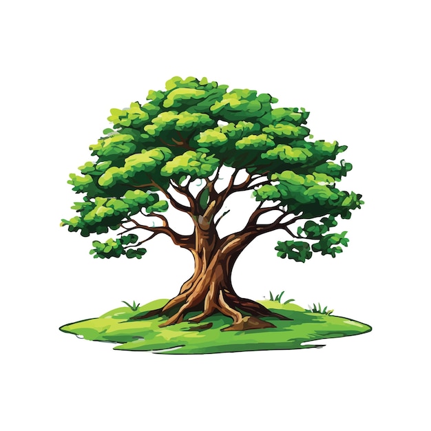 Vector ilustración vectorial del árbol