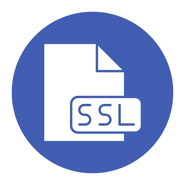 Ilustración vectorial del archivo SSL