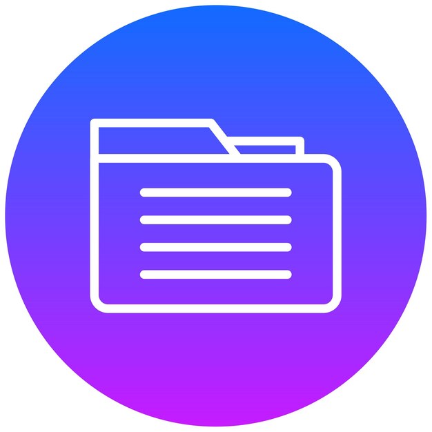 Ilustración vectorial de archivos por computadora