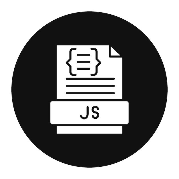 Ilustración vectorial de archivos Javascript