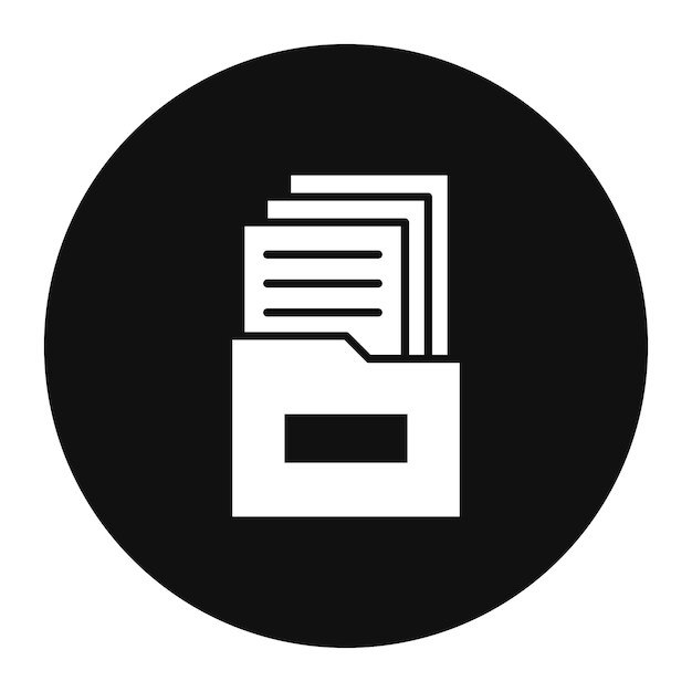 Ilustración vectorial de archivos