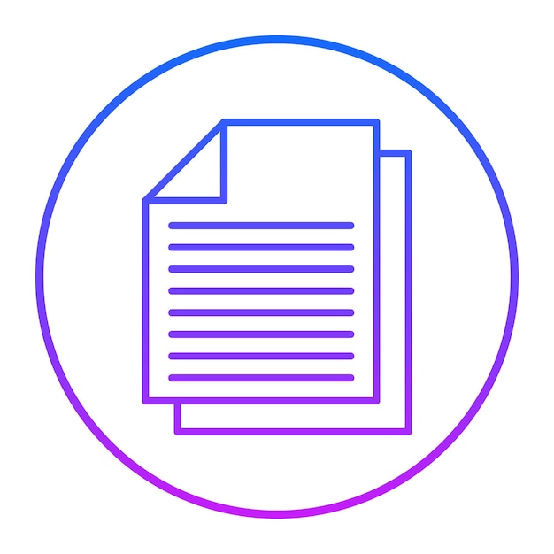 Ilustración vectorial de archivos
