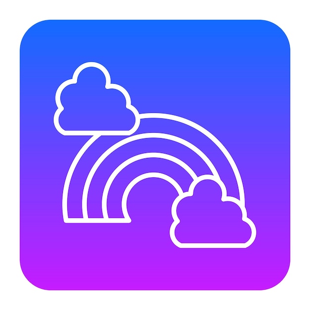 Ilustración vectorial del arco iris