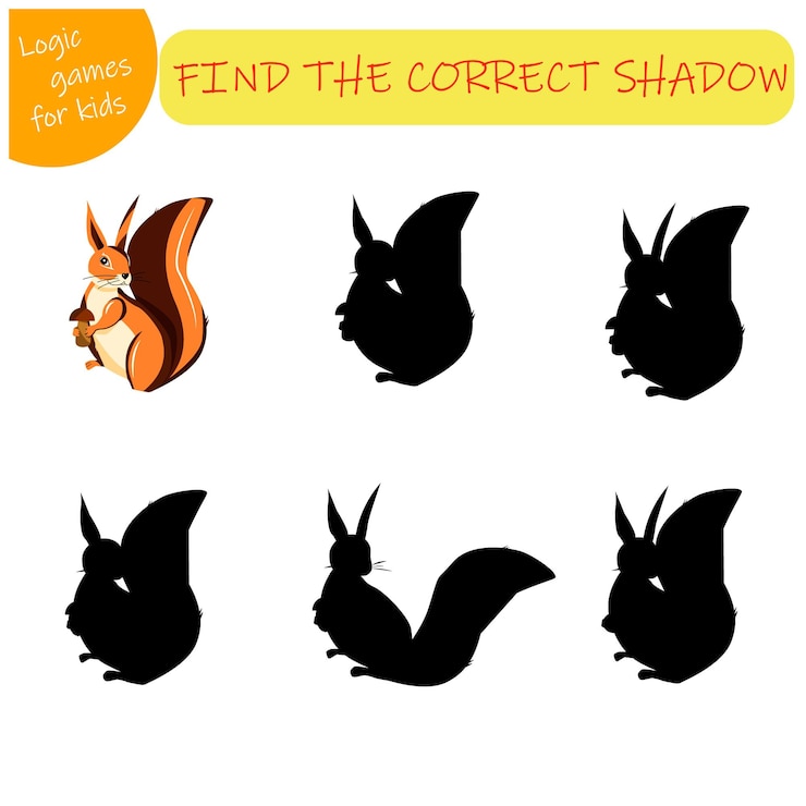 Vector ilustración vectorial de una ardilla sosteniendo un hongo