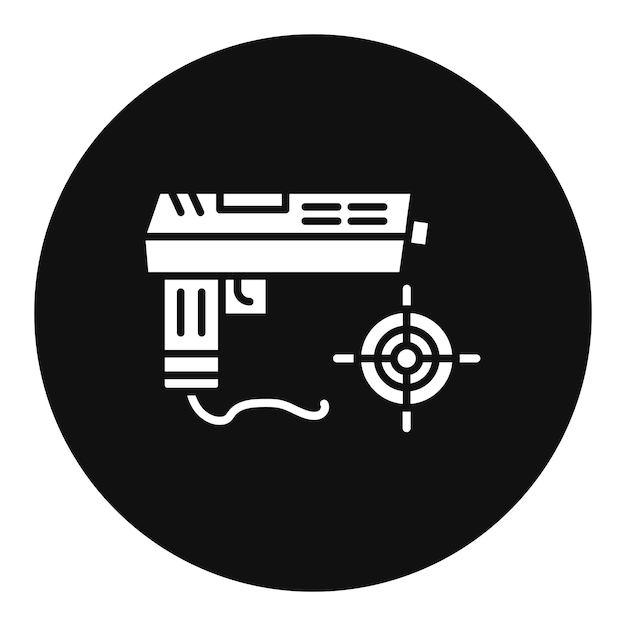 Ilustración vectorial de armas de juego