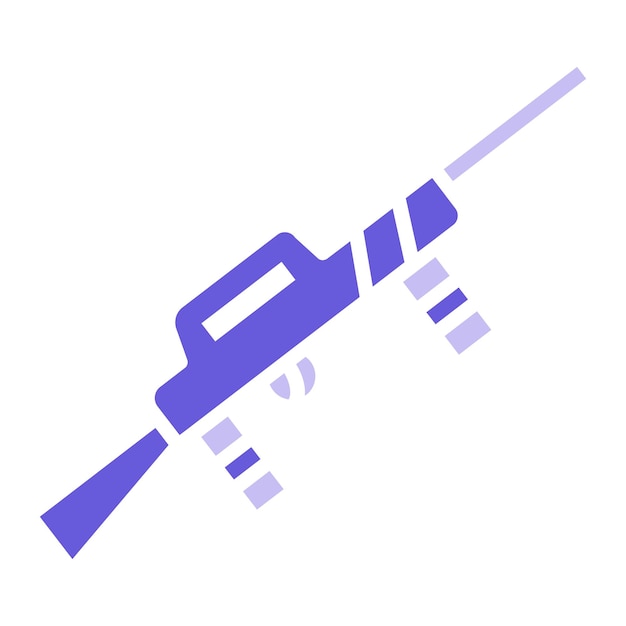 Ilustración vectorial de armas de la policía