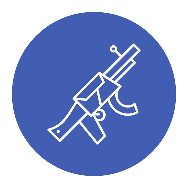 Ilustración vectorial de las armas