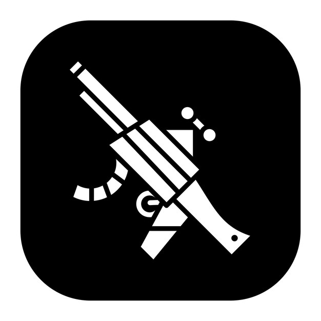 Ilustración vectorial de las armas