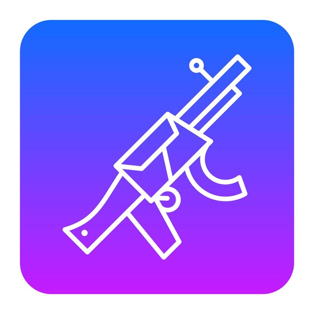 Ilustración vectorial de las armas