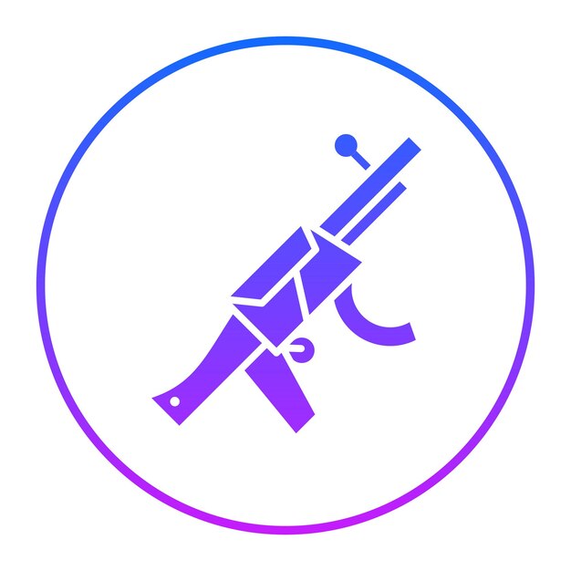 Ilustración vectorial de las armas