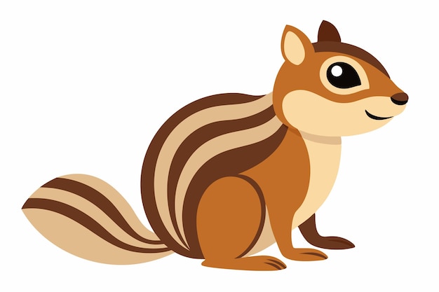 Ilustración vectorial de arte de las ardillas