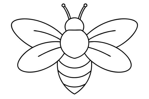 Ilustración vectorial de arte de línea de néctar