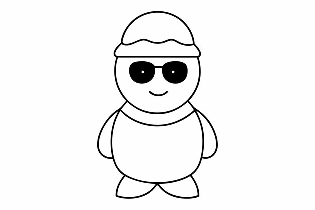 Ilustración vectorial de arte de la línea de Shelly