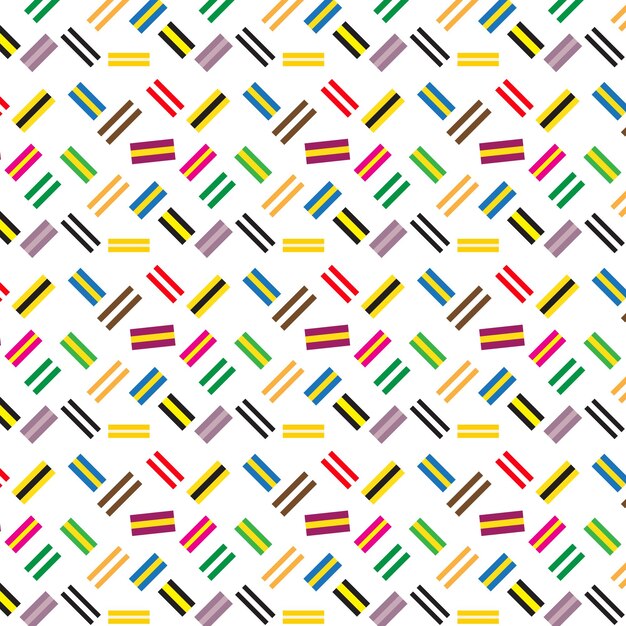 Ilustración vectorial de arte de patrones geométricos abstractos